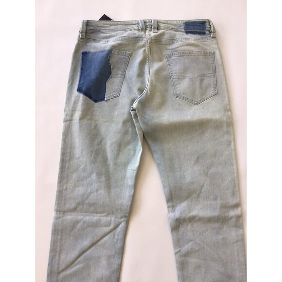 $228 Diesel Men's Larkee-Beex-R 084TK Regular Tapered Light Jeans Size W27 X L32 - Picture 9 of 12